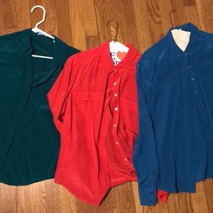 Ann Taylor Silk Shirts - Only Green Available!
